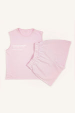 Statement Shorts Co-ord - Blush