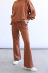 Light Flare Sweatpants - Espresso