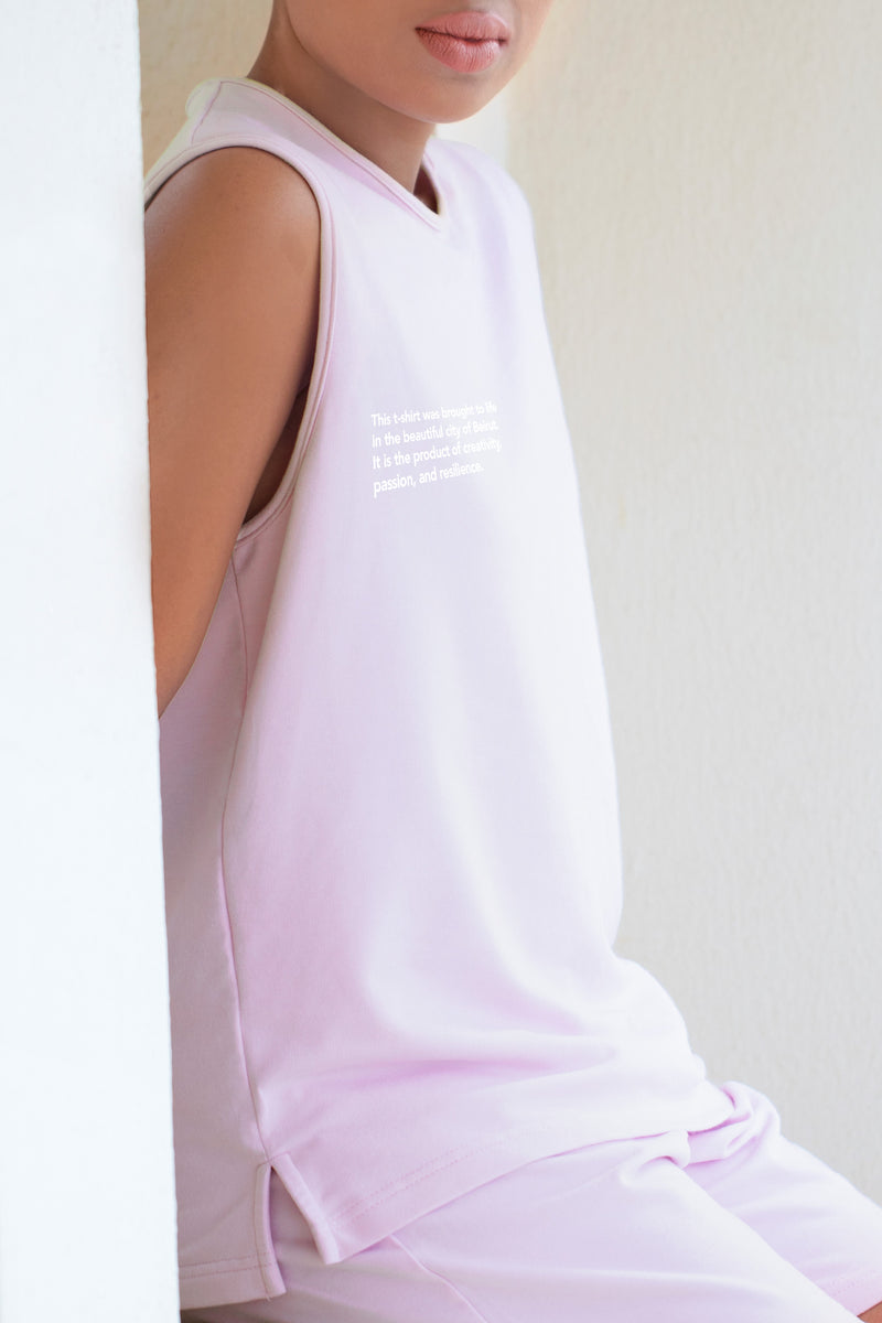 Statement Shorts Co-ord - Blush