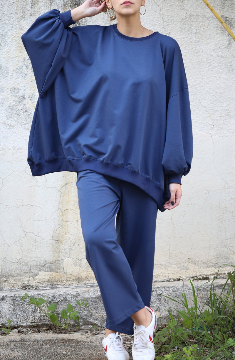 Anya Phantom Sweatshirt in Indigo