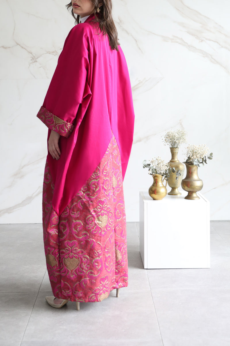 Embellished Pink Kaftan