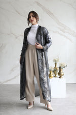 Black Sheer Abaya