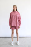 Basic Poplin Shirt - Peony