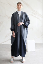 Grey Linen Kaftan