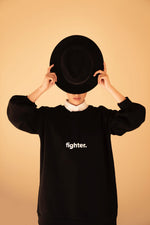 Black & White Fighter Sweatshirt