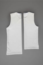 Basic Cream Sleeveless Top