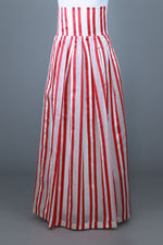 Striped Red Skirt
