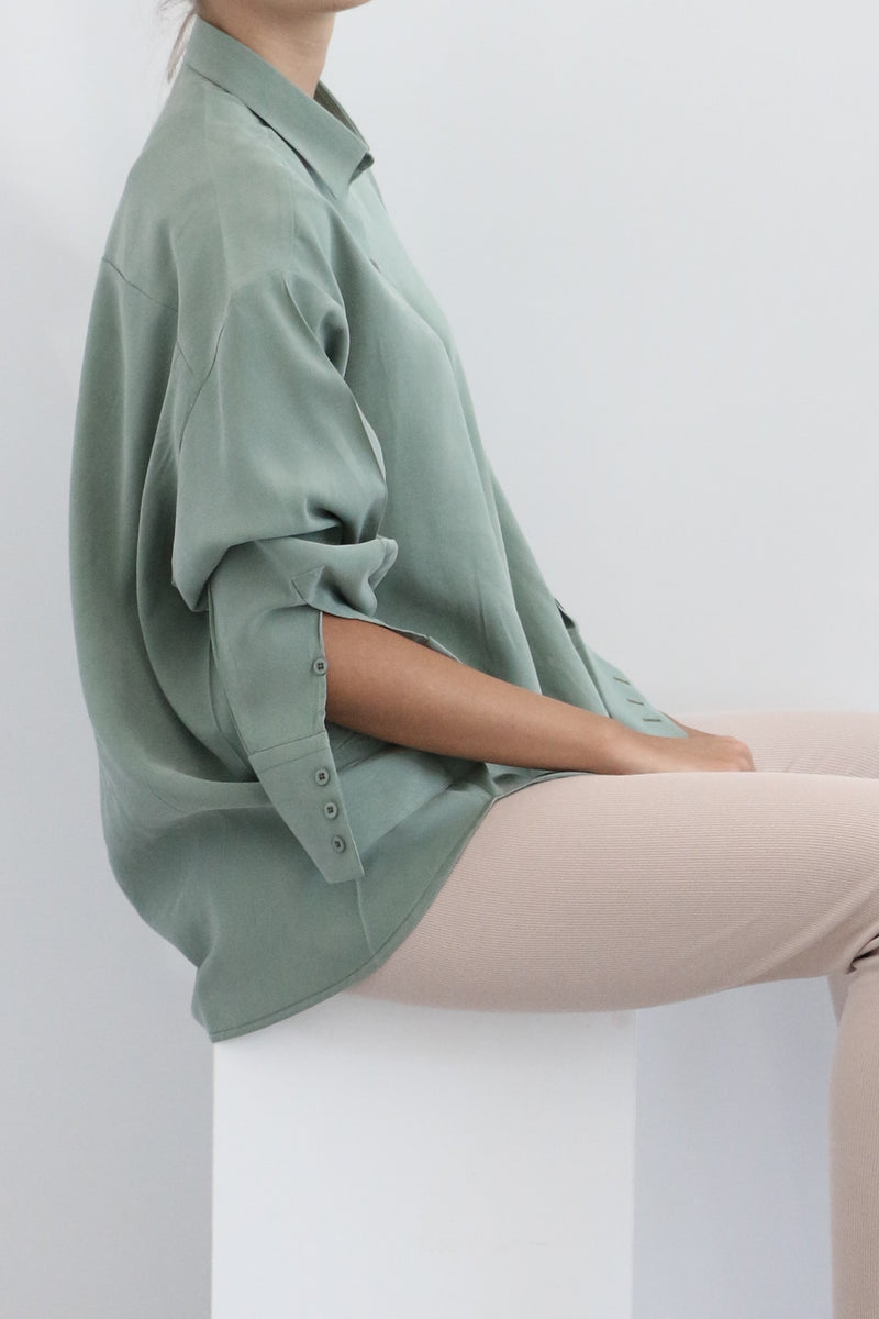 Oversized Shirt - Sage