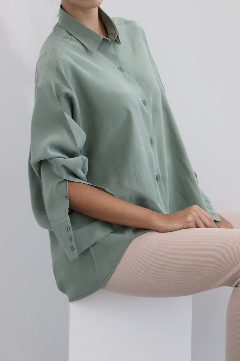 Oversized Shirt - Sage