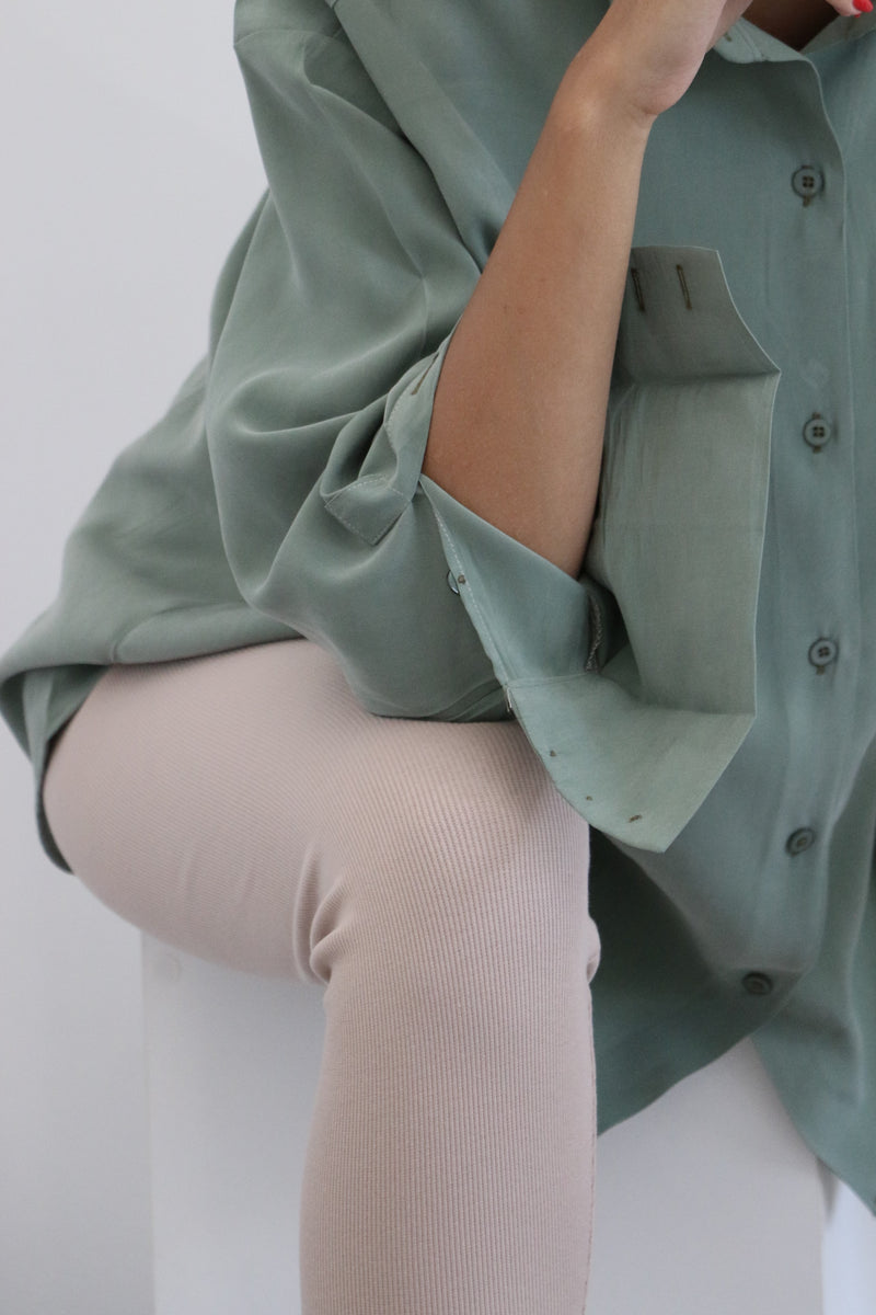 Oversized Shirt - Sage