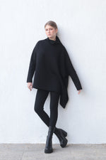 Black Meem Asymmetric Top