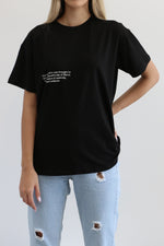 Statement Tshirt - Black