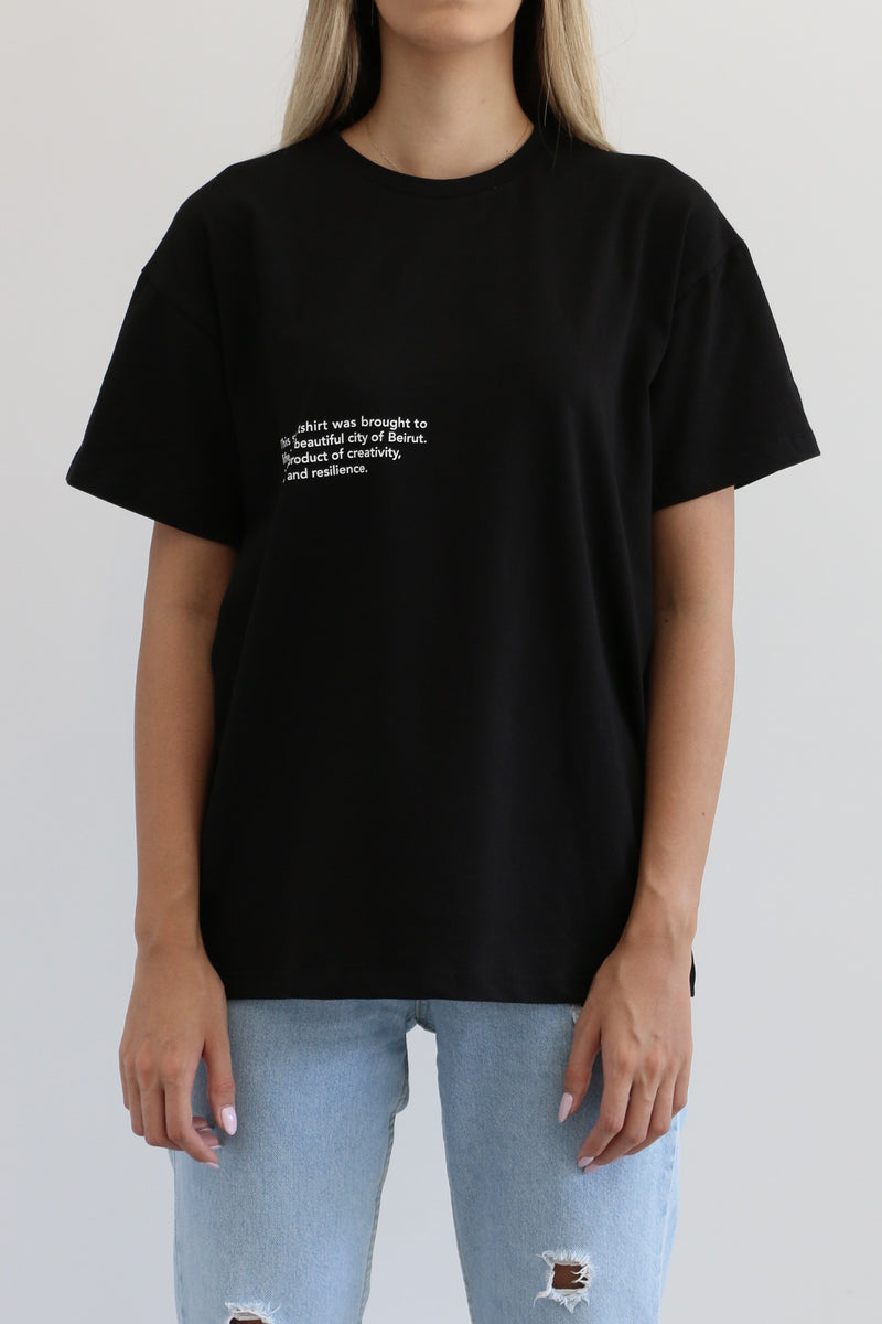 Statement Tshirt - Black