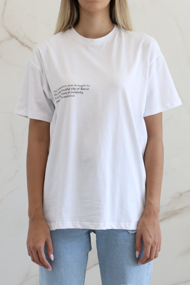 Statement Tshirt - White
