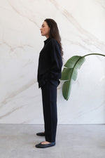 Relaxed Lyocell Coord Set - Black