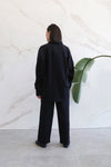 Relaxed Lyocell Coord Set - Black