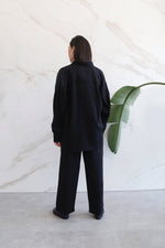 Relaxed Lyocell Coord Set - Black