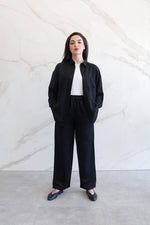 Relaxed Lyocell Coord Set - Black