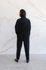 Relaxed Lyocell Coord Set - Black