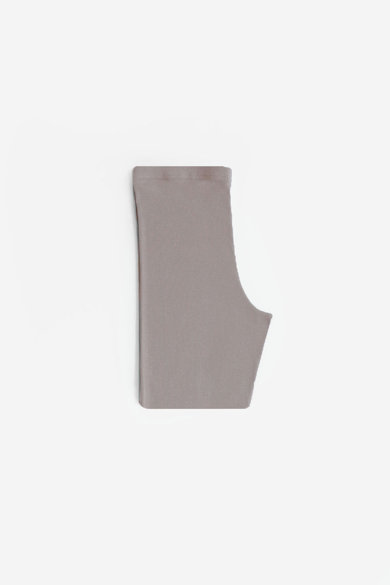 Ribbed Shorts - Taupe