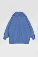 Heavy Zip-Up Hoodie - Sapphire