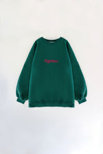 Emerald & Fuchsia Fighter Sweatshirt