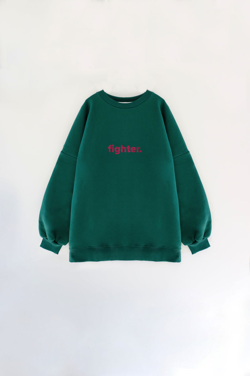 Emerald & Fuchsia Fighter Sweatshirt