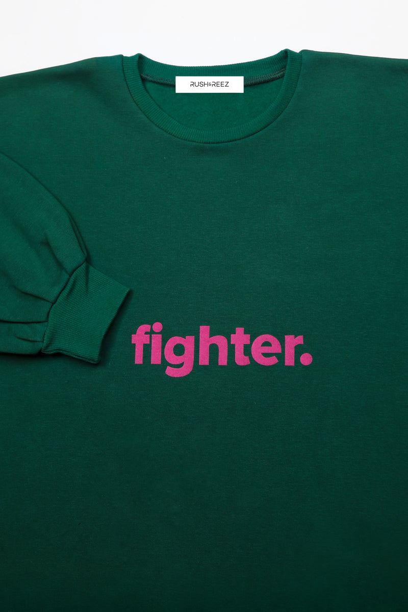 Emerald & Fuchsia Fighter Sweatshirt