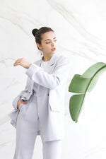 Relaxed Tailored Blazer - Grey