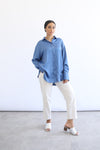 Flowy Shirt - Belize Blue