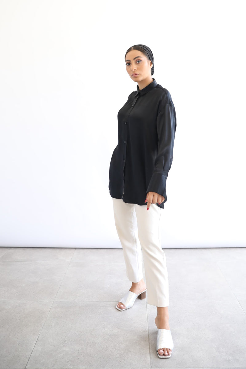 Flowy Shirt - Black