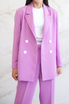 Relaxed Tailored Blazer - Orchid