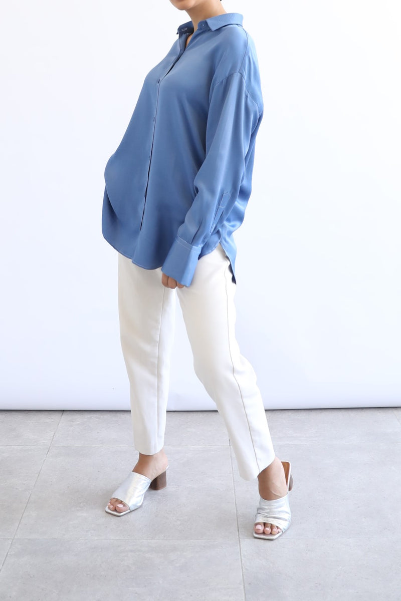 Flowy Shirt - Belize Blue