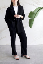 Relaxed Tailored Blazer - Black