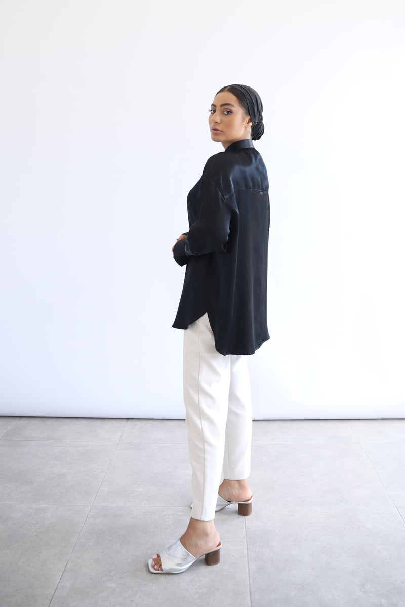 Flowy Shirt - Black