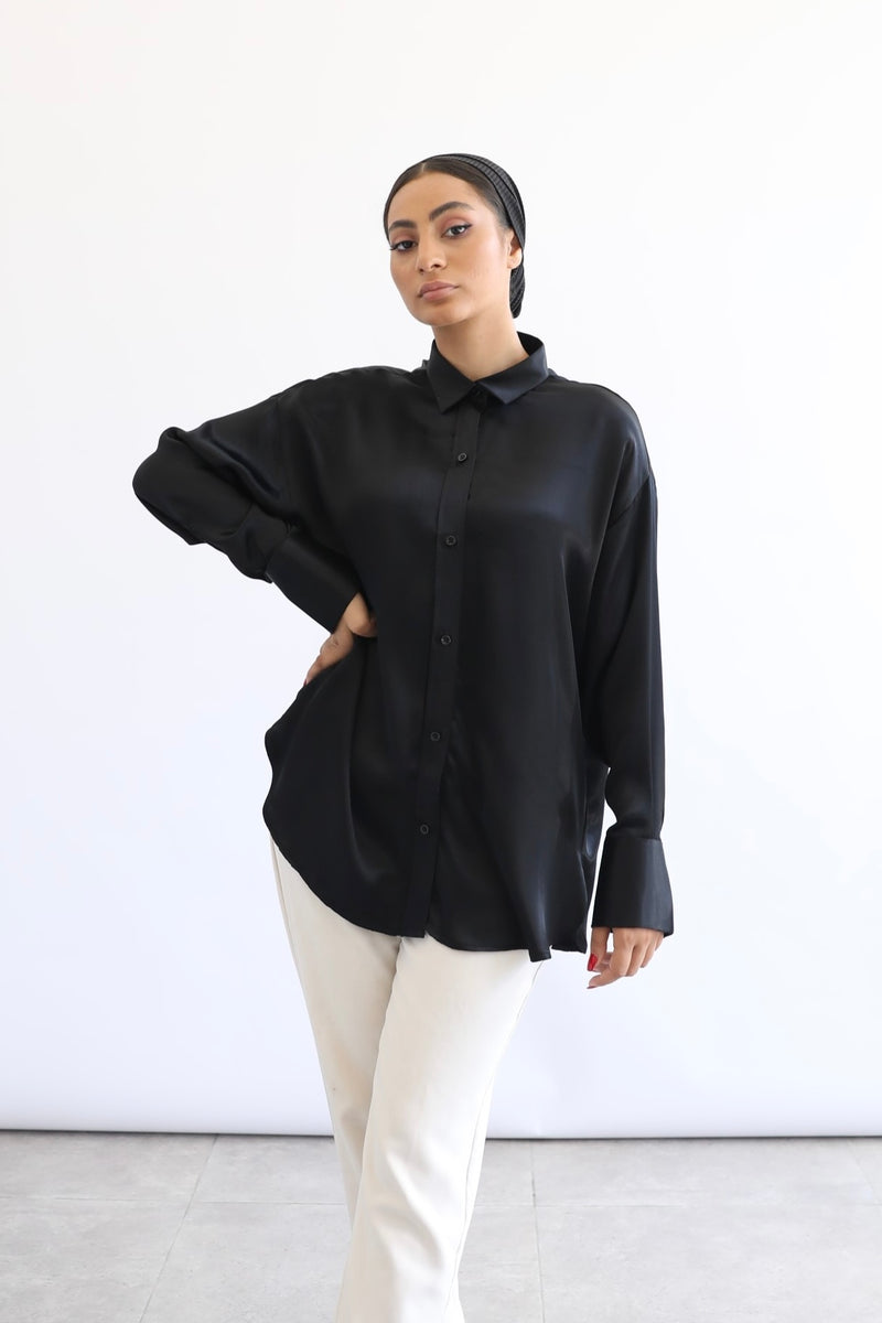 Flowy Shirt - Black