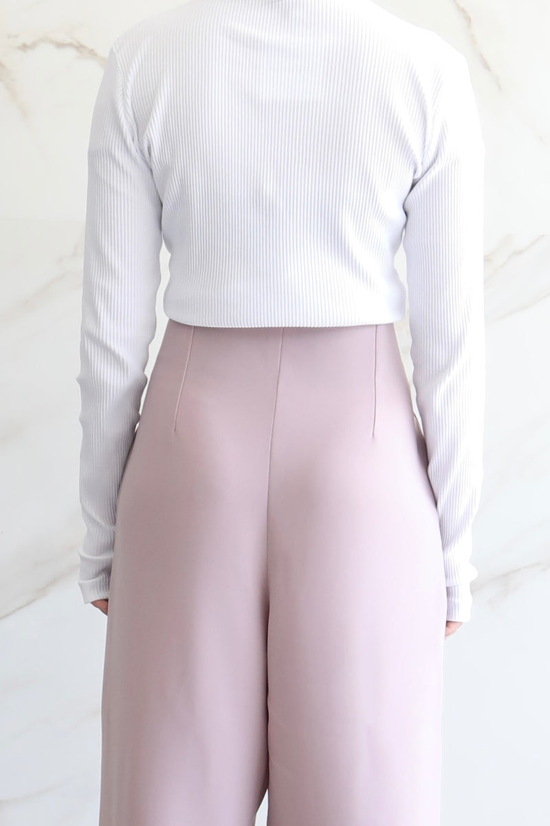 Kai Highwaist Trousers - Dust Rose