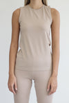 Second Skin Tank Top - Stone