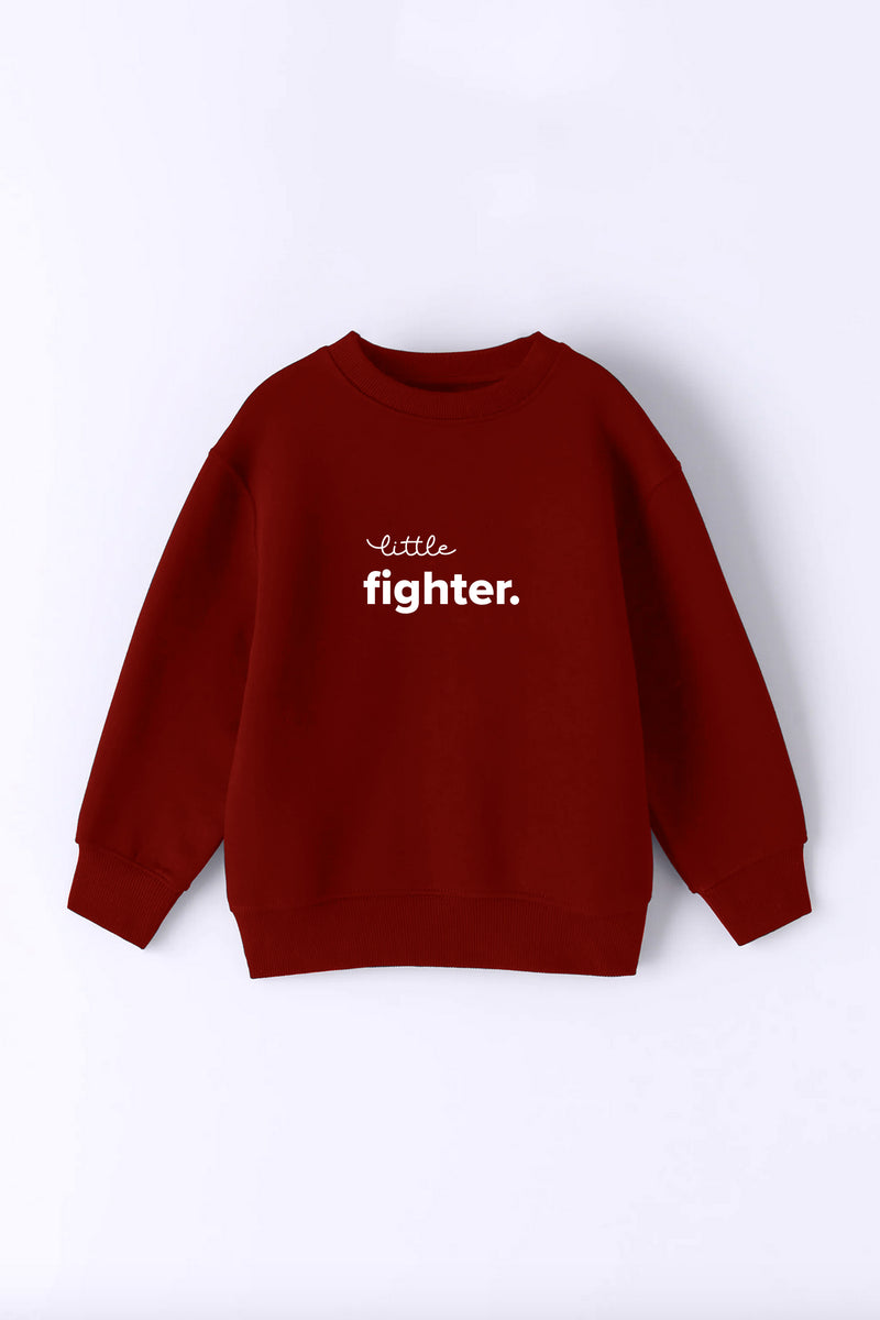 Little Fighter Sweatshirt - Oxblood