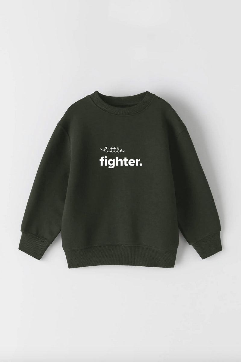 Little Fighter Sweatshirt - Military